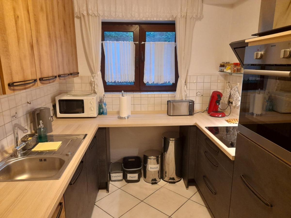 Souterrain Wohnung In Bensheim Bagian luar foto